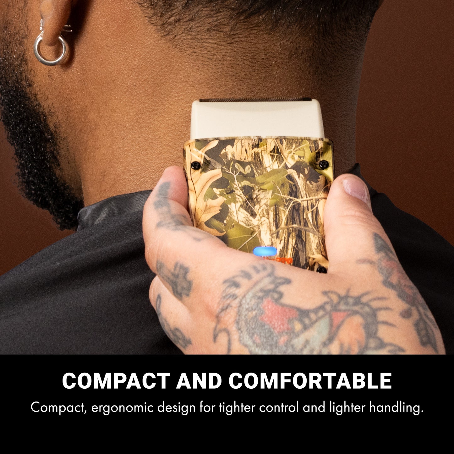 RETAIL BABYLISSPRO® LIMITED EDITION CAMO COLLECTION LO-PROFX COMPACT SINGLE-FOIL SHAVER