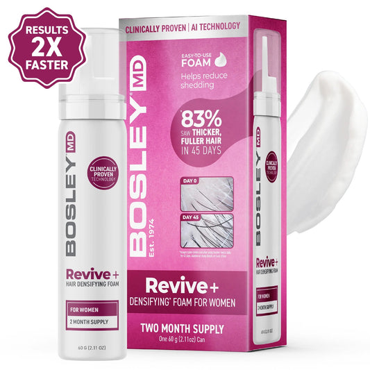 RETAIL BOSLEY WOMENS REVIVE+ DENSIFYING TREATMENT FOAM