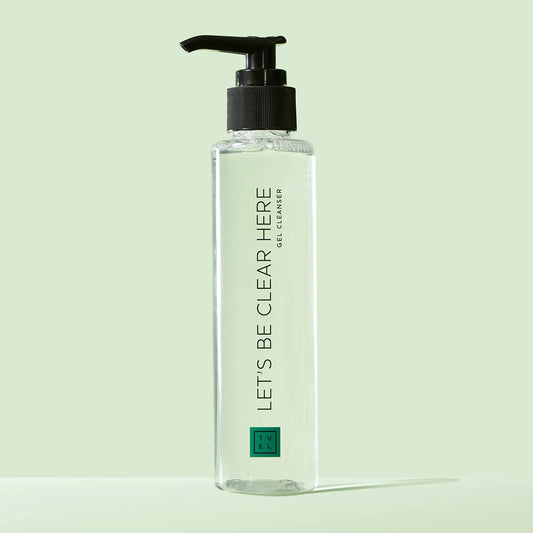 RETAIL TUEL LET'S BE CLEAR HERE GEL CLEANSER