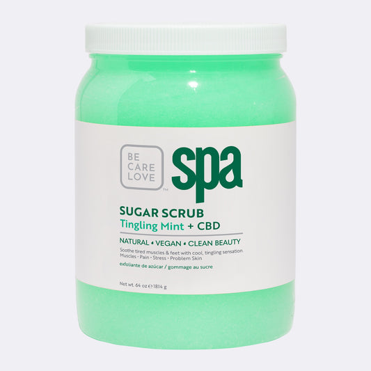 TINGLING MINT + CBD SUGAR SCRUB