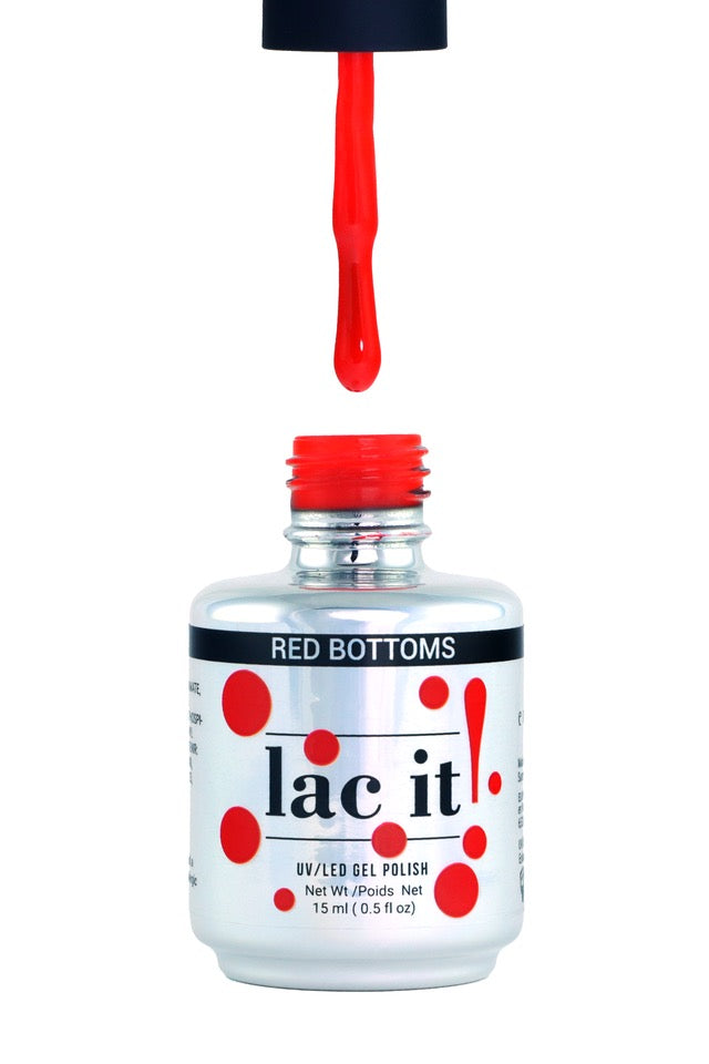 LAC IT! RED BOTTOMS SOAK OFF GEL POLISH