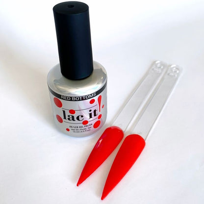 LAC IT! RED BOTTOMS SOAK OFF GEL POLISH