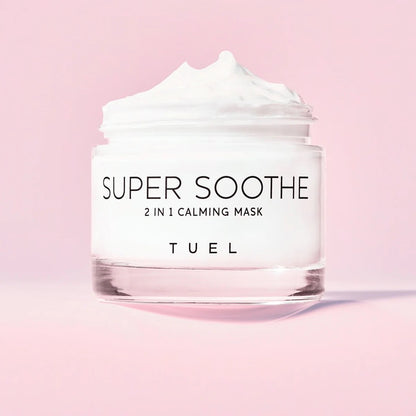 TUEL SUPER SOOTHE 2 IN 1 CALMING MASK