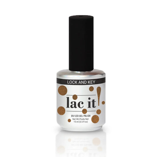 LAC IT! LOCK AND KEY SOAK OFF GEL POLISH