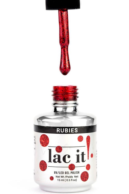 LAC IT! RUBIES SOAK OFF GEL POLISH