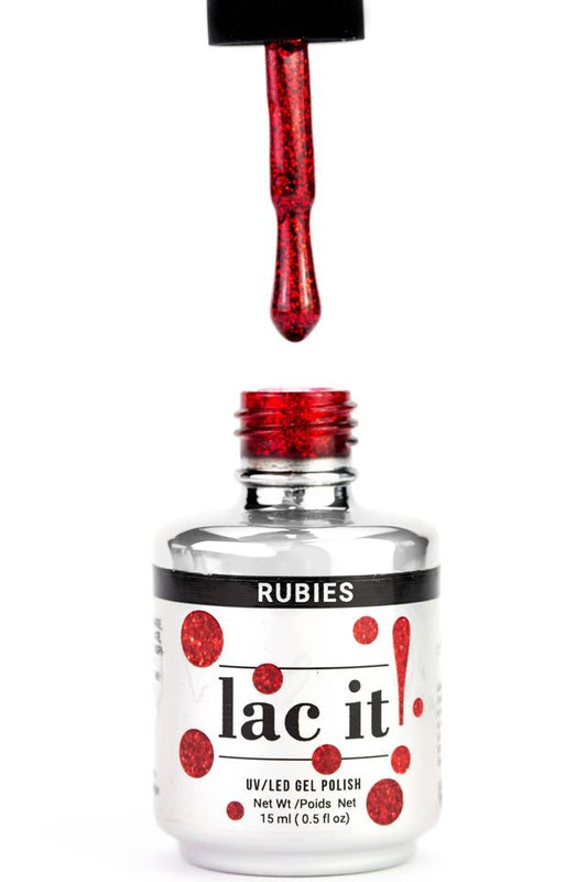 LAC IT! RUBIES SOAK OFF GEL POLISH
