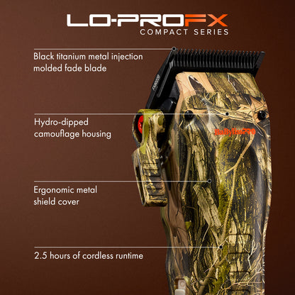 BABYLISSPRO® LIMITED EDITION CAMO COLLECTION LO-PROFX COMPACT CLIPPER