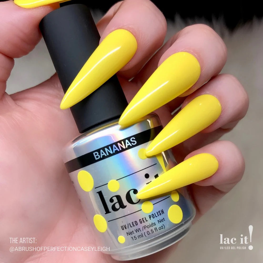 LAC IT! BANANAS SOAK OFF GEL POLISH