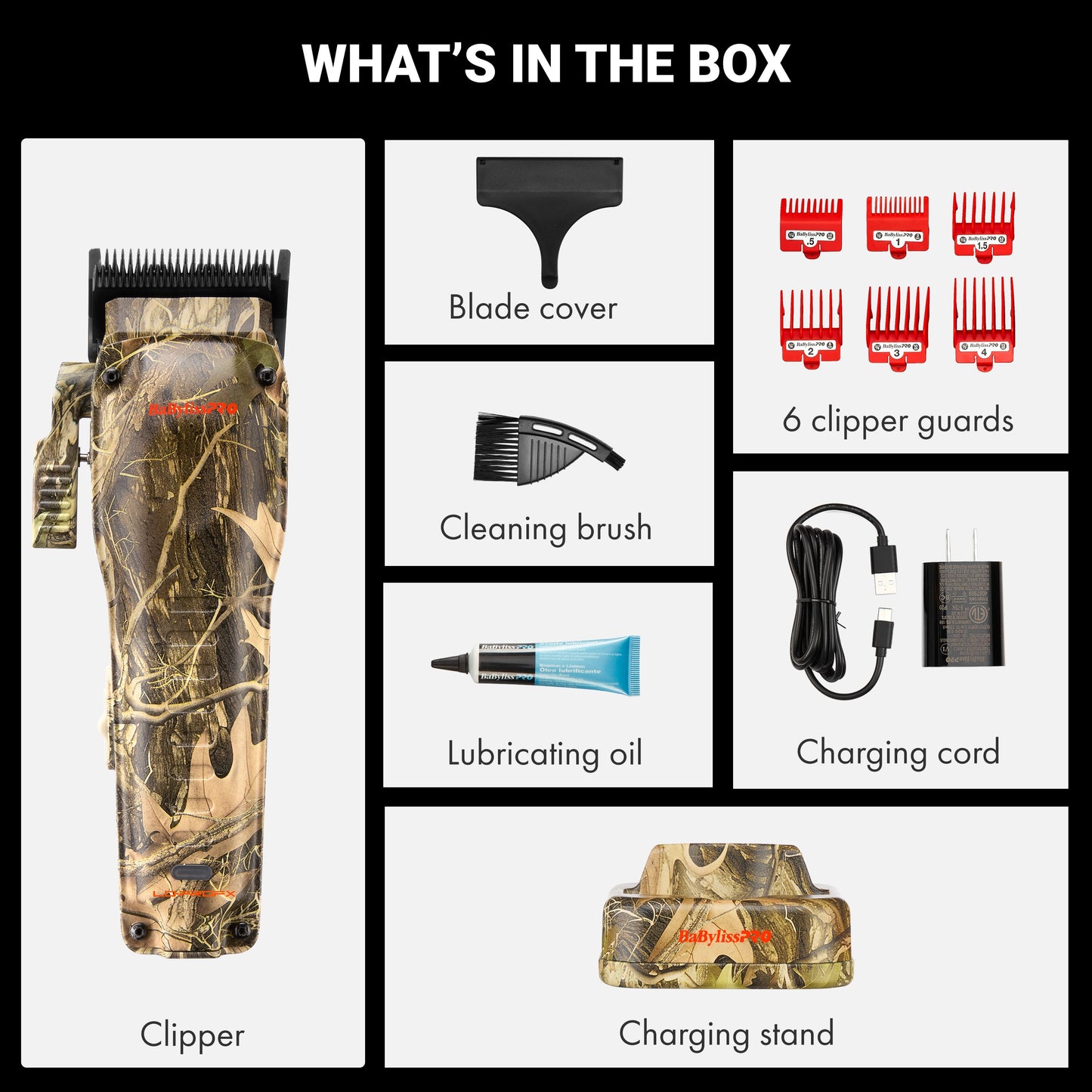 BABYLISSPRO® LIMITED EDITION CAMO COLLECTION LO-PROFX COMPACT CLIPPER