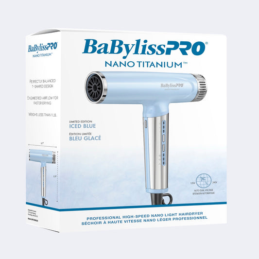 BABYLISSPRO® NANO TITANIUM™ HIGH-SPEED NANO LIGHT HAIRDRYER