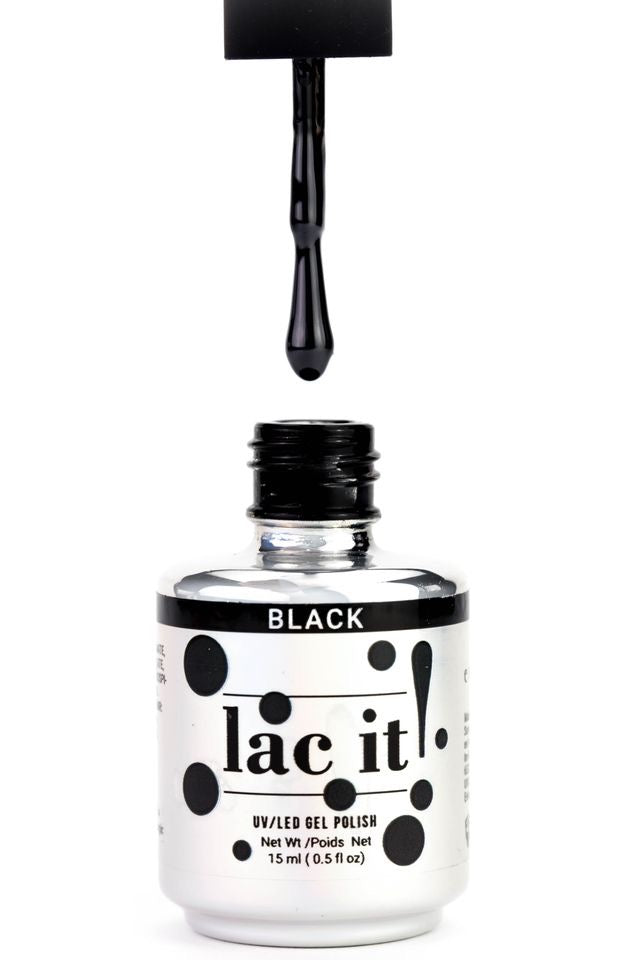 LAC IT! BLACK SOAK OFF GEL POLISH