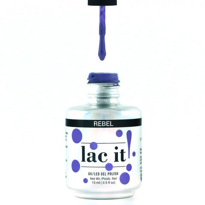 LAC IT! REBEL SOAK OFF GEL POLISH