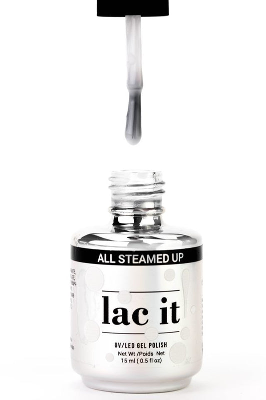 LAC IT! ALL STEAMED UP SOAK OFF GEL POLISH