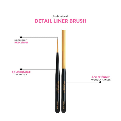 PROFESSIONAL DETAIL LINER NAIL BRUSH