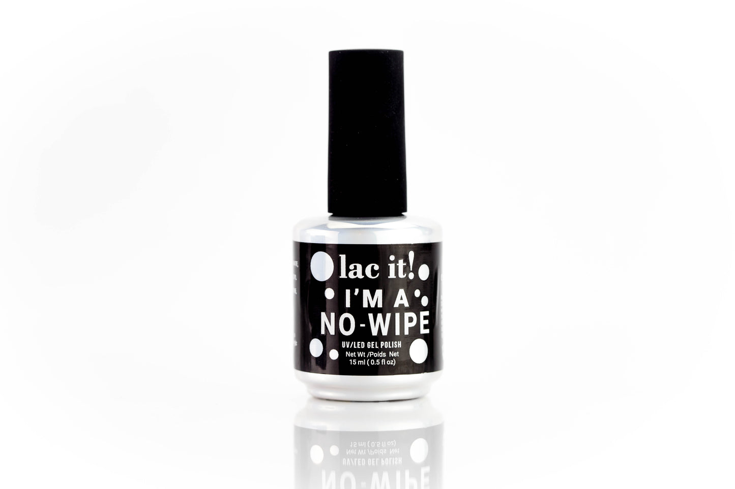LAC IT! I'M A NO-WIPE SOAK-OFF TOP COAT GEL