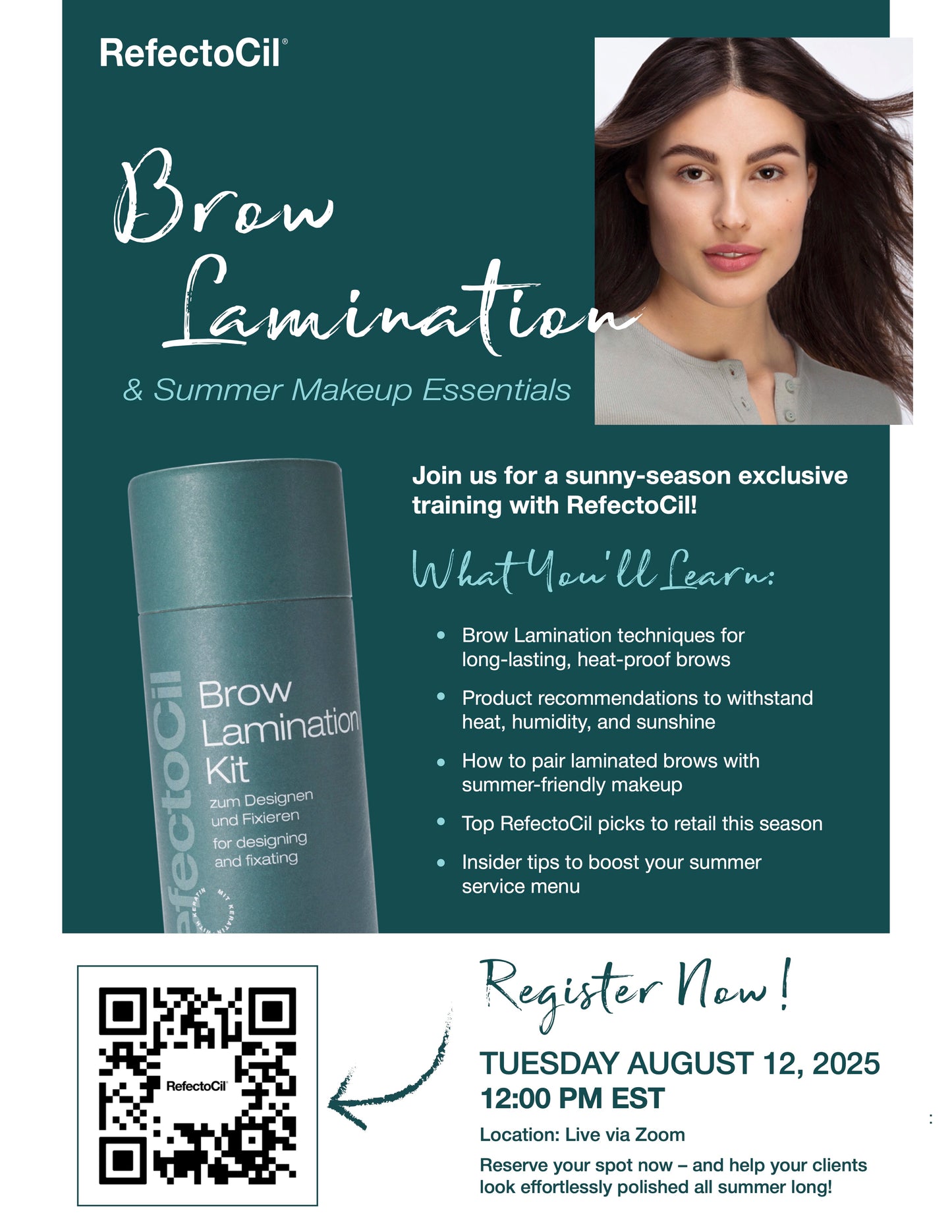 REFECTOCIL BROW LAMINATION & SUMMER MAKEUP ESSENTIALS WEBINAR