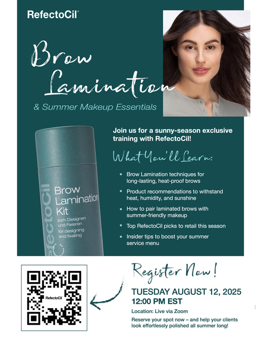 REFECTOCIL BROW LAMINATION & SUMMER MAKEUP ESSENTIALS WEBINAR