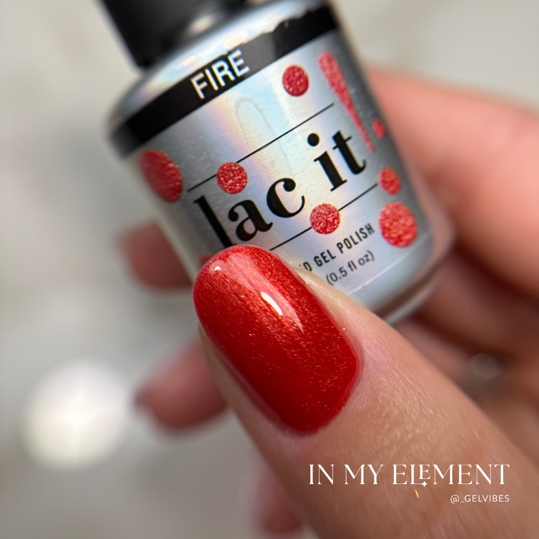 LAC IT! FIRE SOAK OFF GEL POLISH
