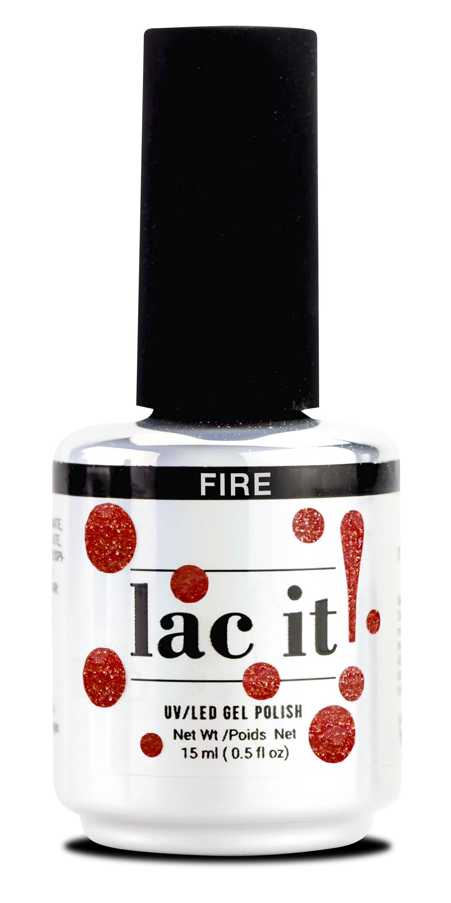 LAC IT! FIRE SOAK OFF GEL POLISH