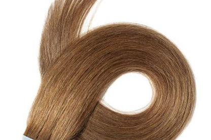 TAPE IN EXTENSIONS - NATURAL - LIGHT WARM BROWN