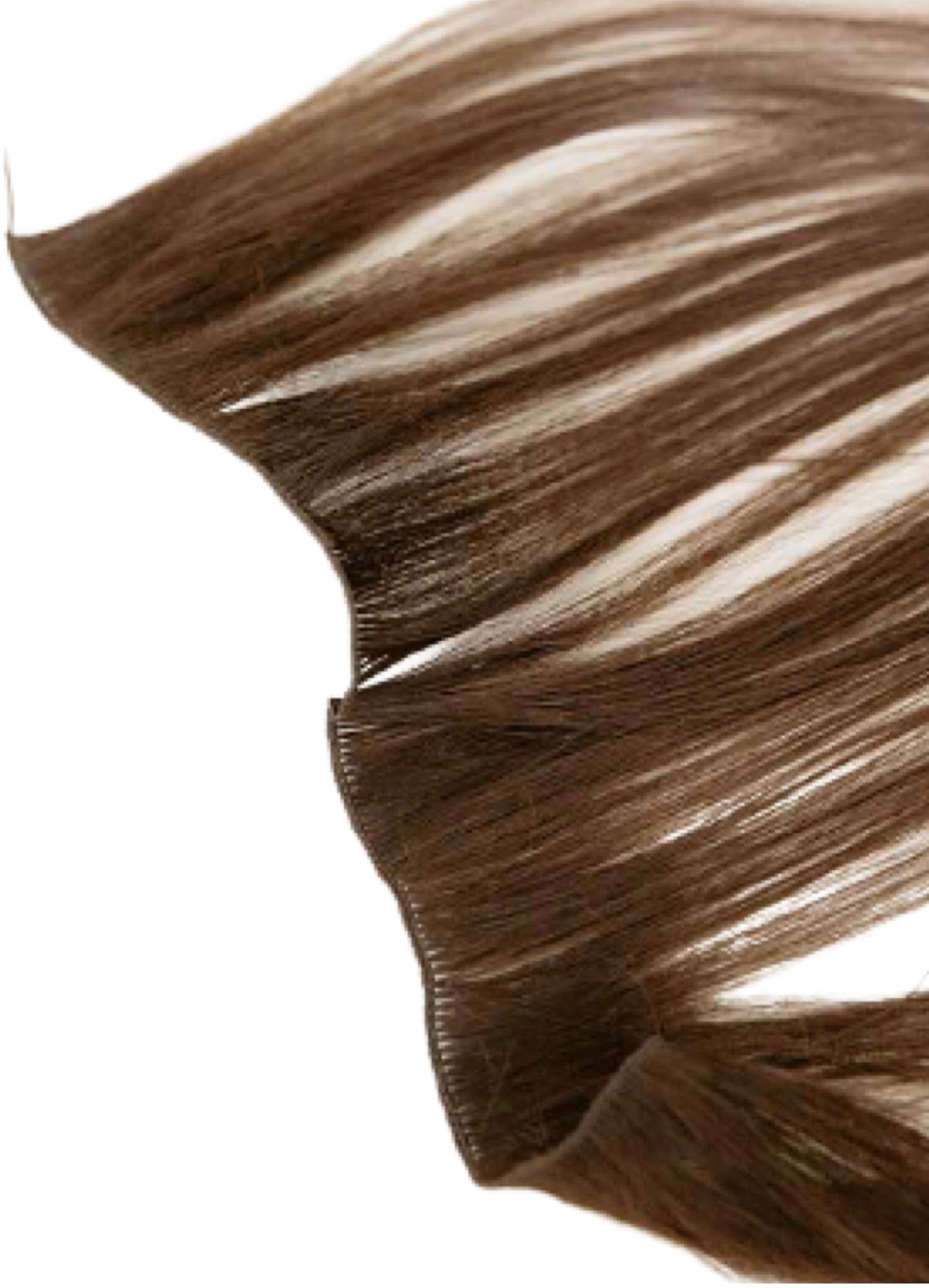 HAND TIED WEFT EXTENSIONS - NATURAL - DEEP NATURAL RED