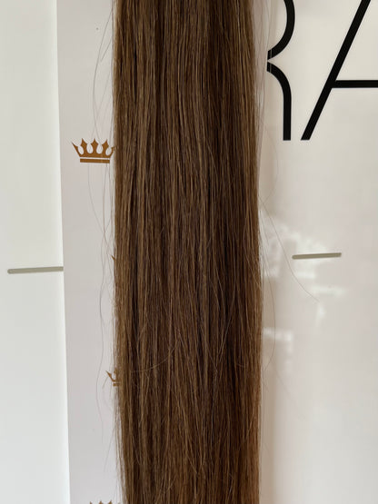 KERATIN TIP EXTENSIONS - HIGHLIGHTED - MOCHA QUEEN
