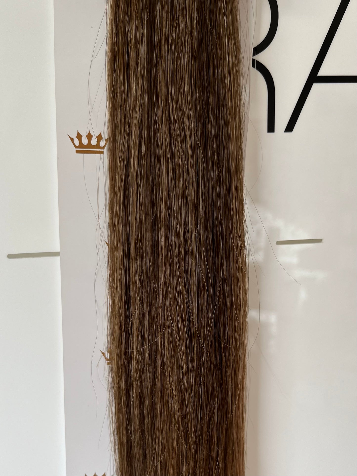 RETAIL TAPE IN EXTENSIONS - HIGHLIGHTED - MOCHA QUEEN