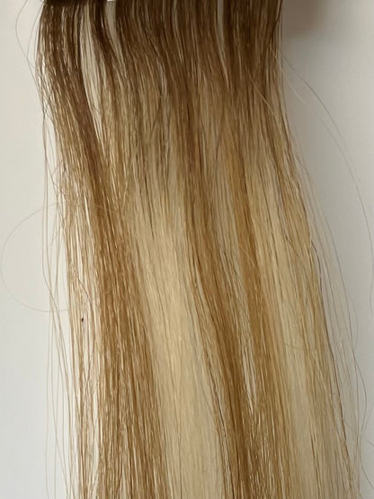 HAND TIED WEFT EXTENSIONS - BALAYAGE - TOASTED AMBER
