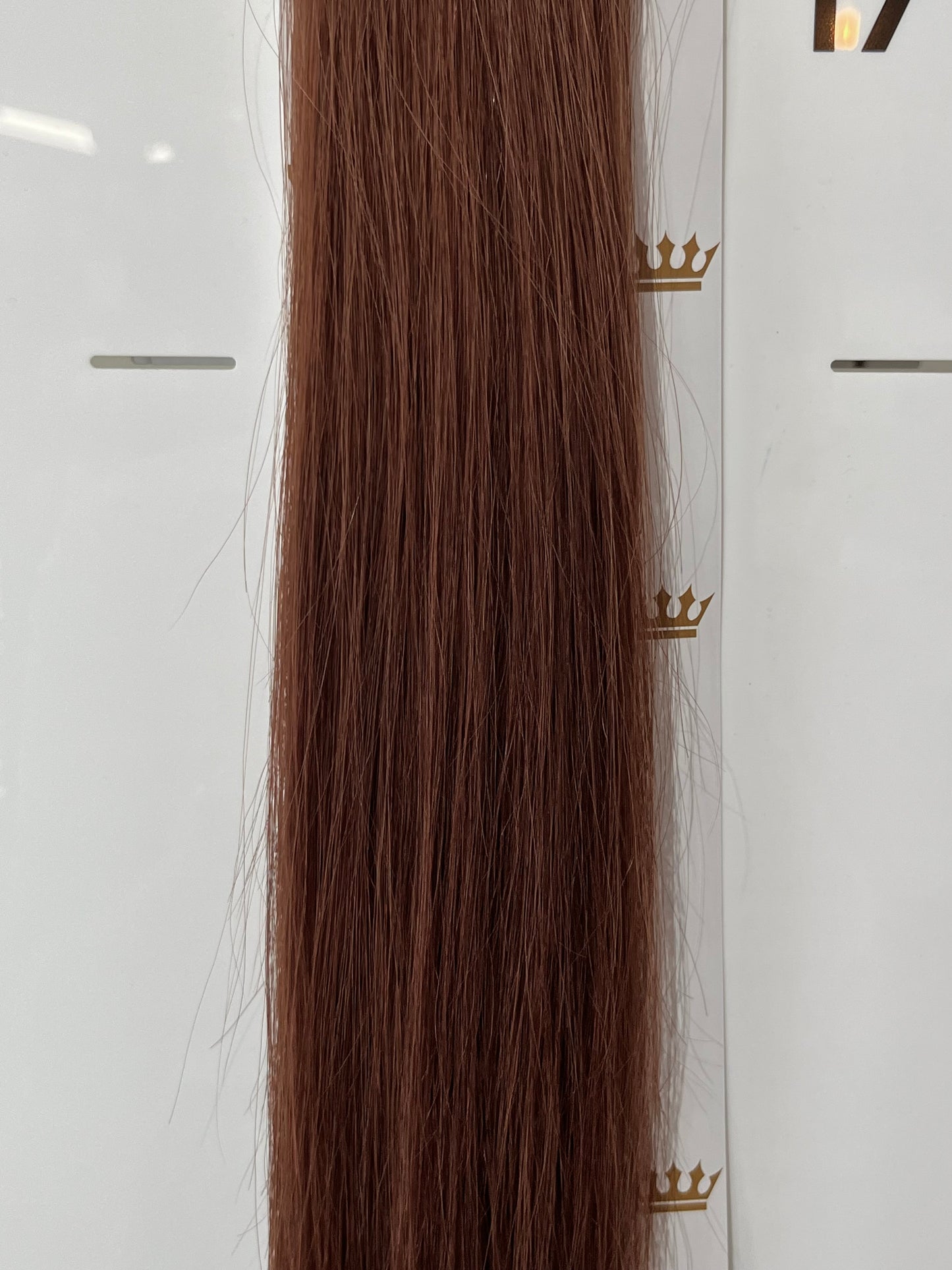 RETAIL TAPE IN EXTENSIONS - NATURAL - DEEP NATURAL RED