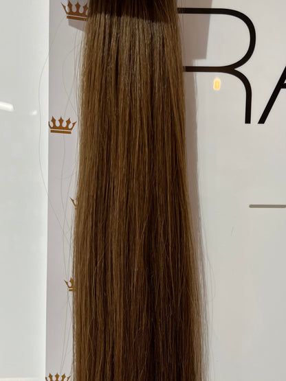 CLIP IN EXTENSIONS - NATURAL - CHESTNUT