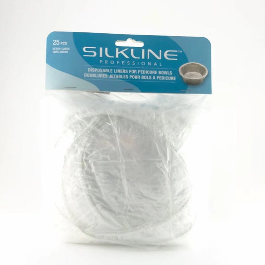SILKLINE DISPOSABLE PEDICURE BOWL LINERS